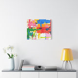 Abstract Color Splash Matte Canvas Print — Vibrant Modern Wall Art thumbnail 54