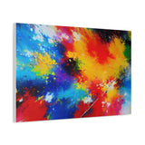 Abstract Color Splash Matte Canvas Print — Vibrant Stretched Wall Art thumbnail 59