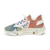 Men's Mesh Sneakers — Colorful Abstract Athletic Shoes thumbnail 6