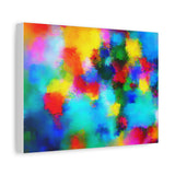 Abstract Rainbow Splash Matte Canvas Print thumbnail 29