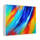 Abstract Rainbow Wave Matte Canvas Print — Vibrant Stretched Wall Art thumbnail 26