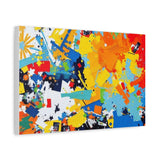 Abstract Splash Colorful Matte Canvas Wall Art – Vibrant Modern Stretched Print thumbnail 41