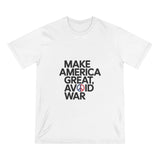 Make America Great, Avoid War T-Shirt — Anti-War Political Graphic Tee thumbnail 2