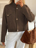 Button-Down Knit Cardigan thumbnail 7