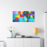 Abstract Rainbow Splash Matte Canvas Print thumbnail 84