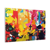Abstract Color Splash Canvas Print - Vibrant Stretched Matte Wall Art thumbnail 71