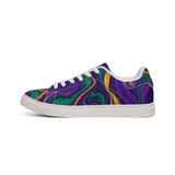 Low-Top Sneakers — Psychedelic Marble Swirl Leather thumbnail 4