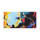 Abstract Color Splash Matte Canvas Print — Modern Stretched Wall Art thumbnail 17
