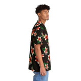 Tropical Plumeria Hawaiian Shirt — Men's Floral Aloha Button-Up thumbnail 5