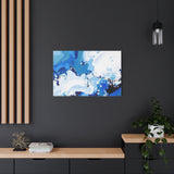 Abstract Blue Galaxy Canvas Print — Matte Stretched Wall Art thumbnail 73