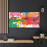 Abstract Color Splash Matte Canvas Print — Vibrant Modern Wall Art thumbnail 97