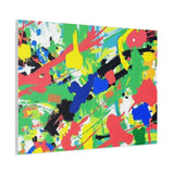 Abstract Color Splash Canvas Print — Vibrant Modern Wall Art thumbnail 77