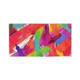Vibrant Brushstroke Beach Towel — Colorful Abstract Paint Swatch Design thumbnail 7