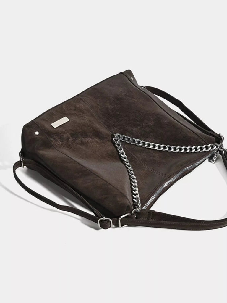 Chained Convertible Shoulder Bag