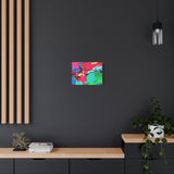 Abstract Neon Splash Matte Canvas Print — Vibrant Colorful Stretched Wall Art thumbnail 40
