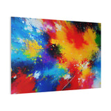 Abstract Color Splash Matte Canvas Print — Vibrant Stretched Wall Art thumbnail 98