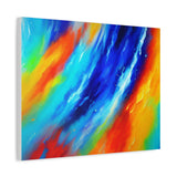 Abstract Rainbow Wave Matte Canvas Print — Vibrant Stretched Wall Art thumbnail 44