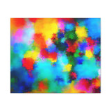 Abstract Rainbow Splash Matte Canvas Print thumbnail 10