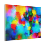 Abstract Rainbow Splash Matte Canvas Print thumbnail 44