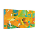 Abstract Orange & Green Canvas Art — Vibrant Modern Wall Decor thumbnail 74