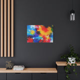Abstract Color Splash Matte Canvas Print — Vibrant Stretched Wall Art thumbnail 61