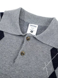 Men's Argyle Knit Short Sleeve Polo thumbnail 7