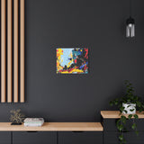 Abstract Color Splash Matte Canvas Print — Modern Stretched Wall Art thumbnail 49