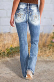 Star Embroidered Bootcut Jeans thumbnail 2
