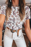 Paisley Mock Neck T Shirt thumbnail 1