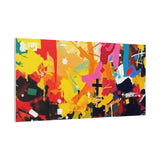 Abstract Color Splash Canvas Print - Vibrant Stretched Matte Wall Art thumbnail 95