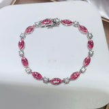 925 Sterling Silver Moissanite Bracelet thumbnail 4