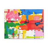 Abstract Color Splash Matte Canvas Print — Vibrant Modern Wall Art thumbnail 3