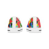 Women’s Low Top Sneakers — Colorful Paint Splat Design thumbnail 7