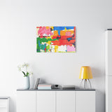 Abstract Color Splash Matte Canvas Print — Vibrant Modern Wall Art thumbnail 72