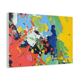 Abstract Color Splash Matte Canvas — Stretched Wall Art thumbnail 47