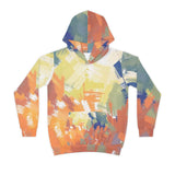 Kids Abstract Brushstroke Hoodie thumbnail 2