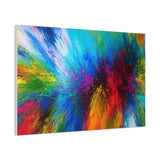 Abstract Color Explosion Matte Canvas Print thumbnail 71