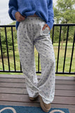 Floral Print Elastic Waist Pants thumbnail 1