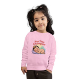 Nap Time Champion Toddler Sweatshirt — Cute Sleeping Baby Graphic thumbnail 39