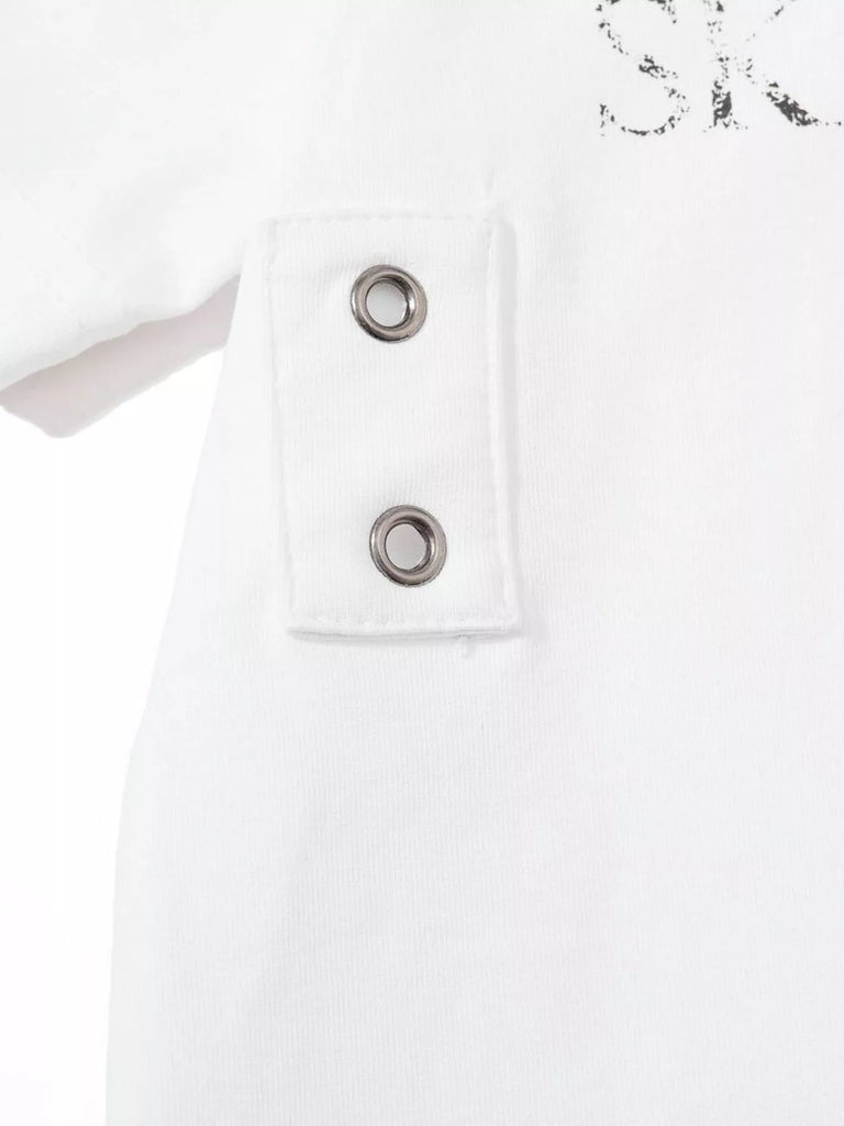 Men's Letter Short Sleeve Polo