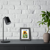 Sunflower Watercolor Framed Poster — Bright Botanical Wall Art thumbnail 4