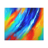 Abstract Rainbow Wave Matte Canvas Print — Vibrant Stretched Wall Art thumbnail 10