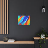 Abstract Rainbow Wave Matte Canvas Print — Vibrant Stretched Wall Art thumbnail 52