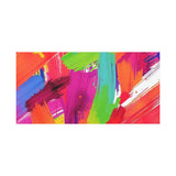 Abstract Rainbow Brushstrokes Matte Canvas Wall Art — Vibrant Stretched 1.25" thumbnail 20