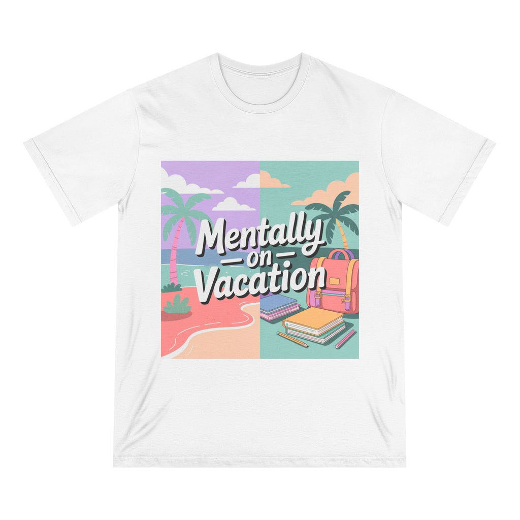 Mentally on Vacation T-Shirt — Retro Beach Summer Shirt
