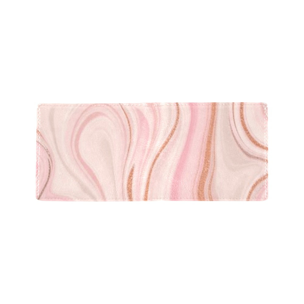 Pink Marble Bifold Wallet