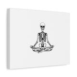 Yoga Skeleton Canvas Print — Meditating Skeleton Wall Art, Minimalist Gothic Home Decor thumbnail 20