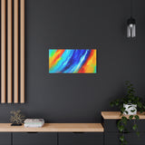 Abstract Rainbow Wave Matte Canvas Print — Vibrant Stretched Wall Art thumbnail 58