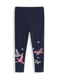 Children's Fairy Embroidered & Sequin Butterfly Leggings thumbnail 1
