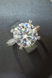 5 Carat Moissanite 925 Sterling Silver Ring thumbnail 7